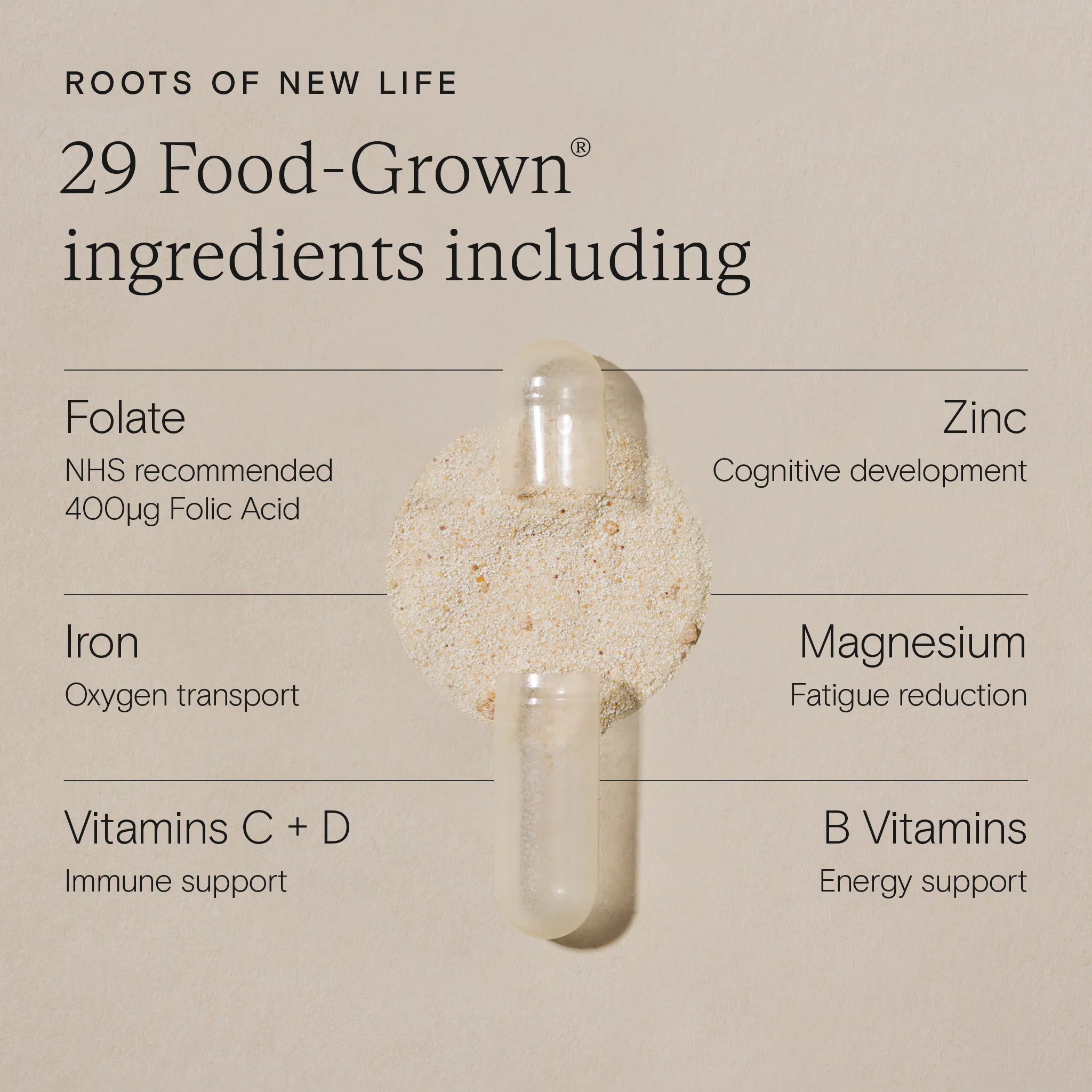 Food-Grown® Pregnancy + New Mother Multi - Image 4