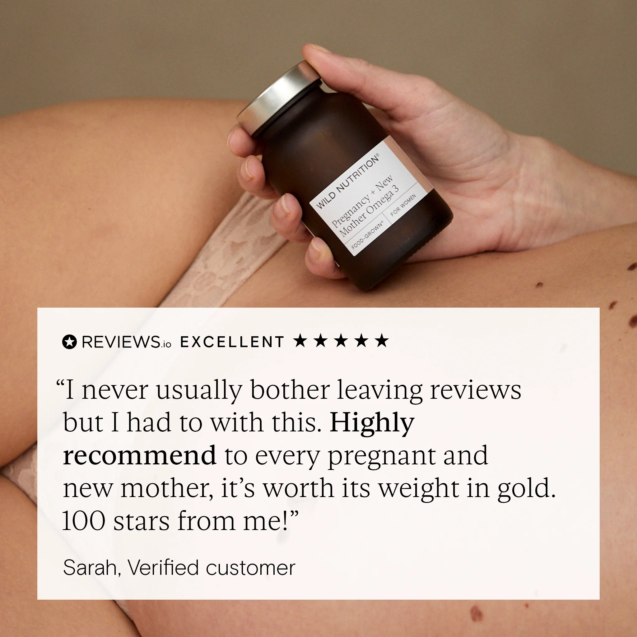 Food-Grown® Pregnancy + New Mother Omega 3 - Image 3